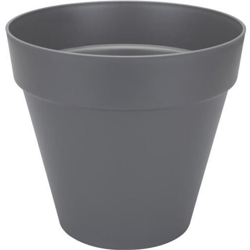 Elho Pot de fleurs rond Loft Urban - Ø 30 cm - Gris anthracite