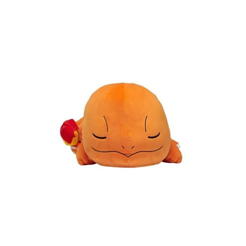 Image secondaire de Peluche Salameche Dort 40cm - Bandai - Pokémon - Doudou ou Oreiller pour Enfant de 2 ans et plus