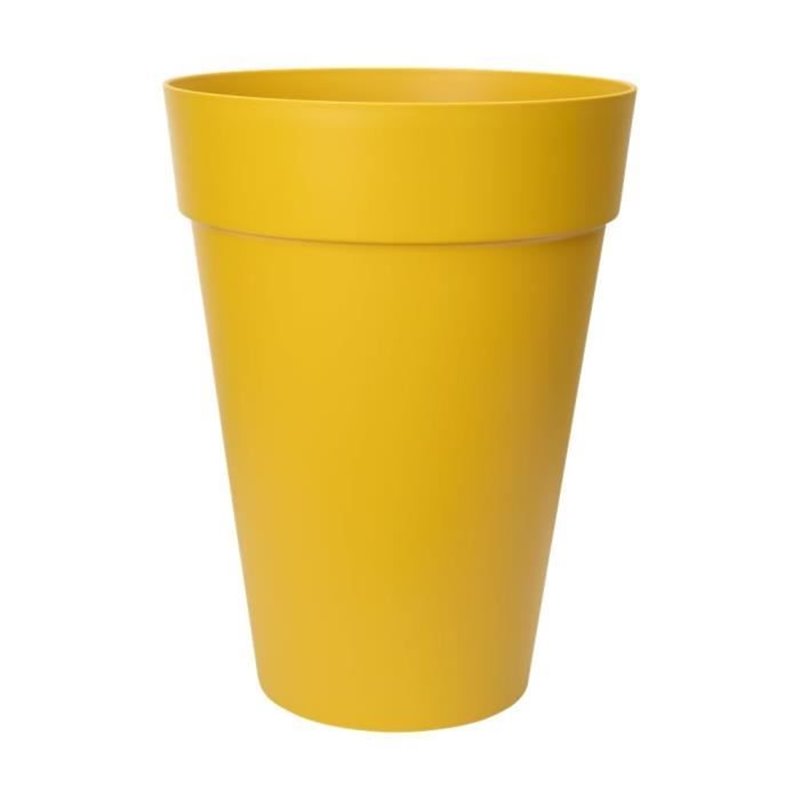 Image secondaire de Elho Loft Urban Pot de fleurs rond Haut 35 - Jaune - Ø 34 x H 45 cm - extérieur - 100% recyclé