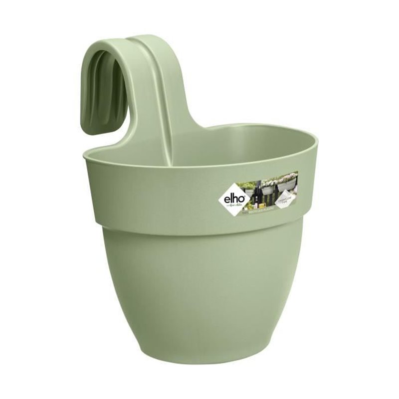 Pot de fleurs ELHO - Vibia Campana Easy Hanger Small - Vert Pistache - Balcon extérieur