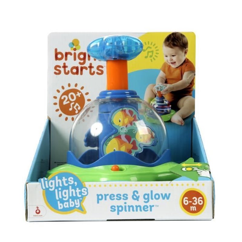 Image secondaire de Bright STARTS Jouet étoile musicale Press & Glow Spinner