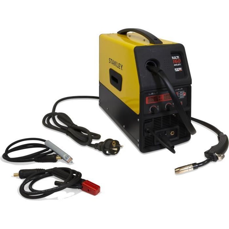 Image secondaire de Poste a souder Inverter VIP 160A Multi Process 3 en 1 - Stanley - mmA, MIG GAZ, MIG NO GAZ - 6mm - Jaune