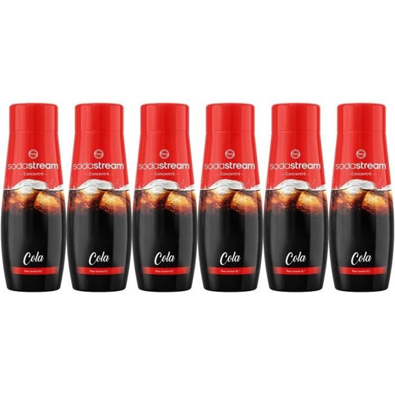 Lot de 6 Concentrés COLA SODASTREAM - 440ml