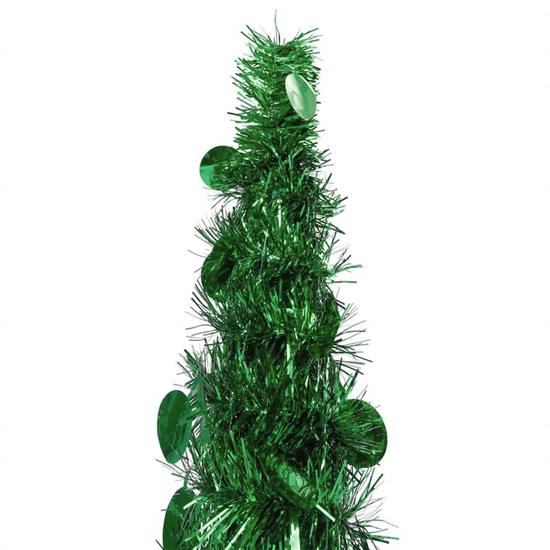 Image secondaire de VidaXL Sapin de Noël artificiel escamotable vert 120 cm PET