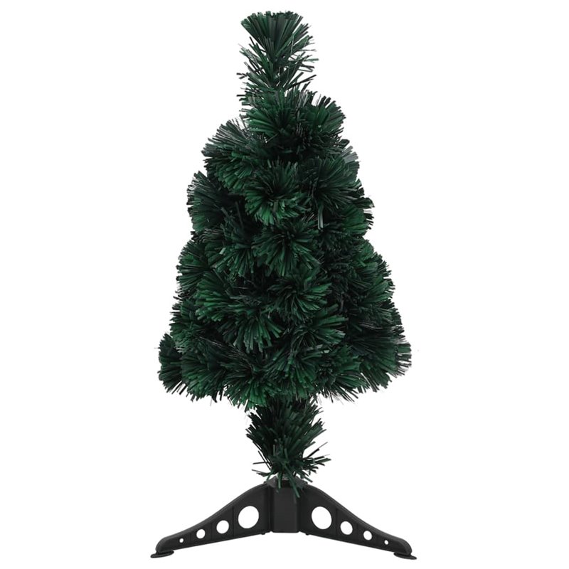 Image secondaire de VidaXL Arbre de Noël artificiel mince et support 64 cm fibre optique