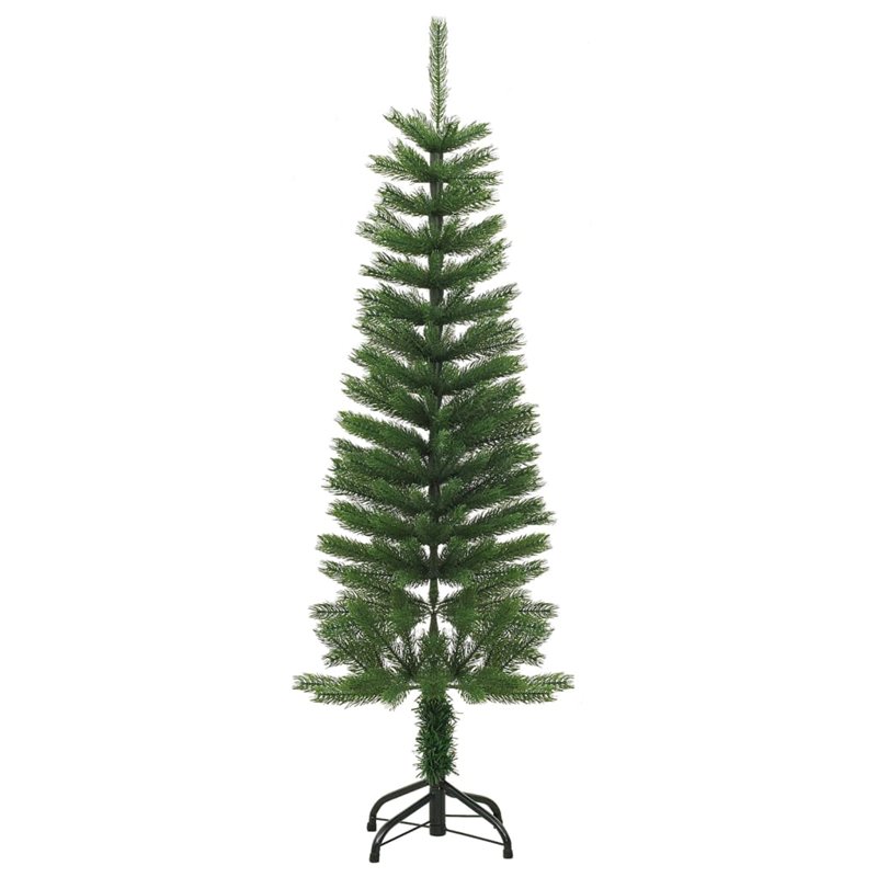 Image secondaire de VidaXL Sapin de Noël artificiel mince avec support 120 cm PE