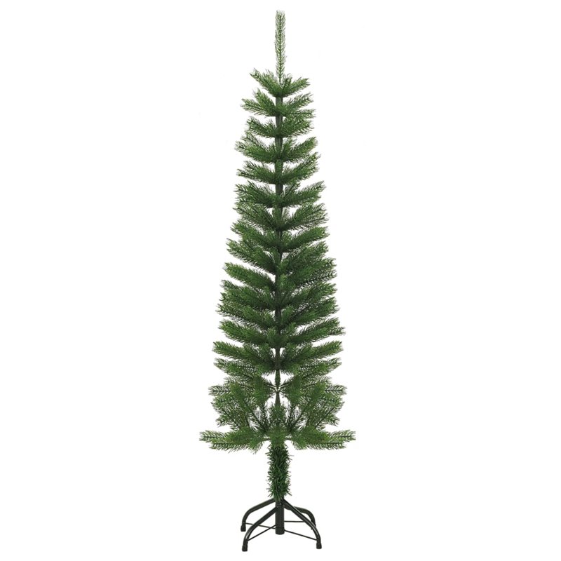 Image secondaire de VidaXL Sapin de Noël artificiel mince avec support 150 cm PE