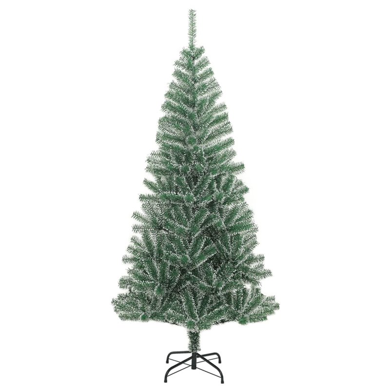 Image secondaire de VidaXL Sapin de Noël artificiel avec neige floquée vert 210 cm