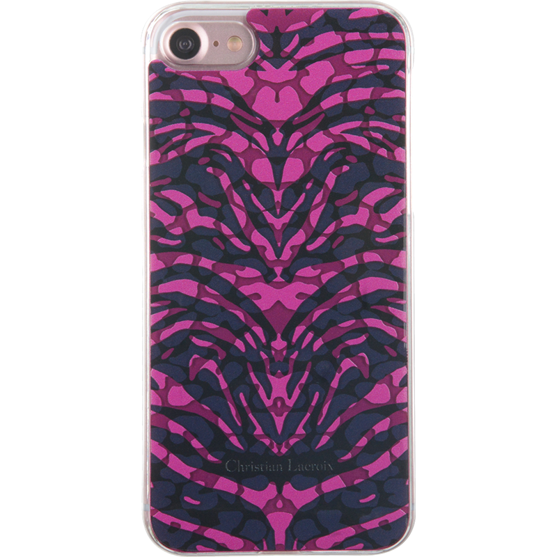 Coque rigide rose Pantigre Christian Lacroix pour iPhone SE (2020)/8/7