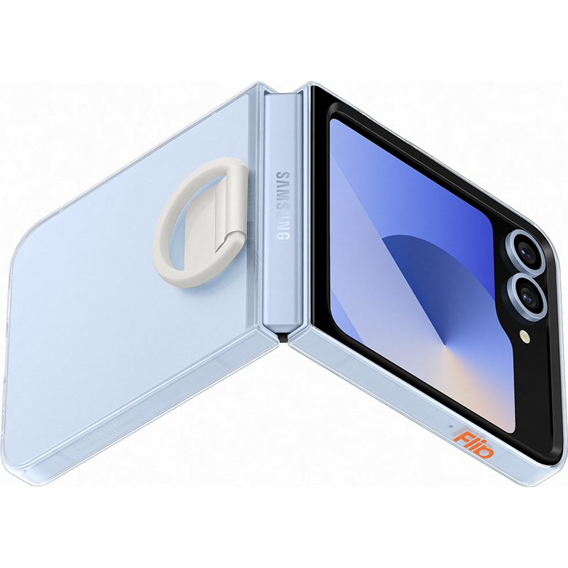 Image secondaire de Coque Samsung Galaxy Z Flip 6 avec anneau Transparent Samsung