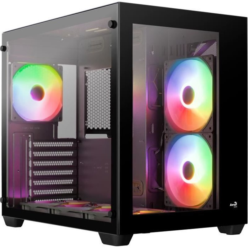 Boîtier PC - AEROCOOL - Dryft G v2 (Noir) - Cube - Format ATX - Sans alimentation