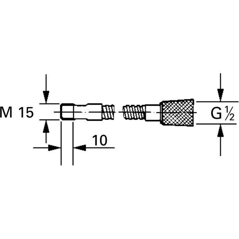 Image secondaire de Flexible de douchette RELEXAFLEX pour mitigeurs évier - GROHE - Chromé - 1500mm