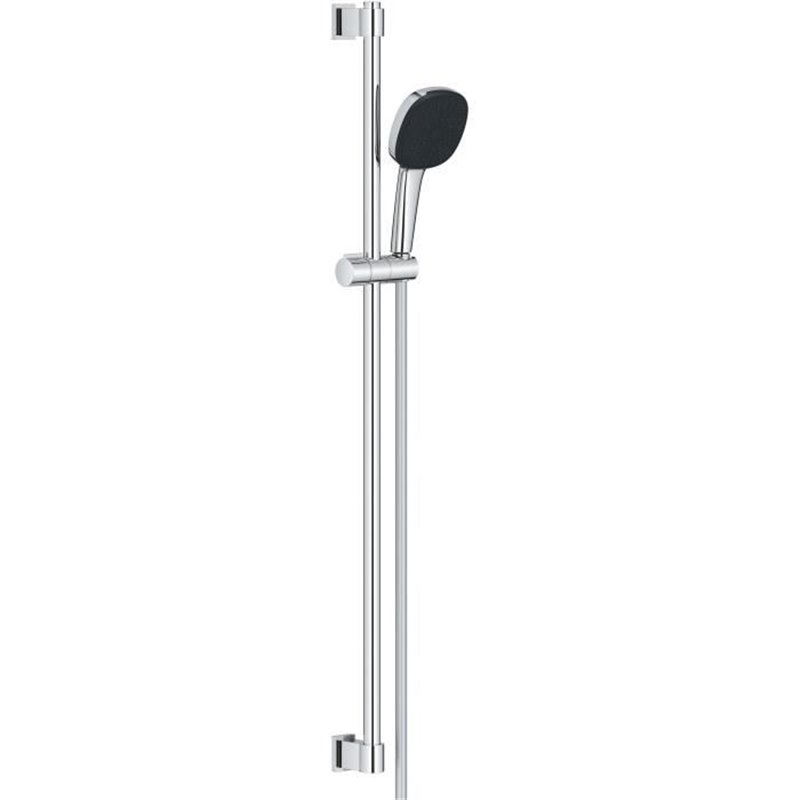 Ensemble de douche avec pommeau 3 jets, barre 90cm et flexible - GROHE Vitalio Comfort 110 26932001 - Economie d'eau - C