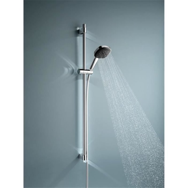 Image secondaire de Ensemble de douche avec pommeau 3 jets, barre 90cm et flexible - GROHE Vitalio Comfort 110 26932001 - Economie d'eau - C