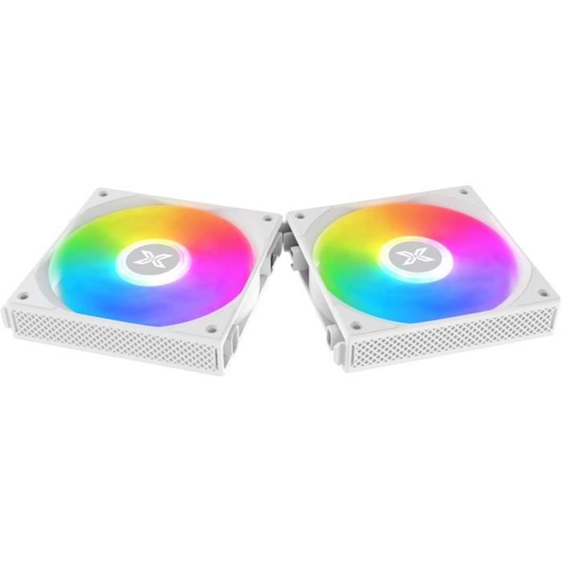 Image secondaire de Xigmatek - Starlink Arctic (Blanc) (Pack de 3) - Ventilateurs 3x120mm A-RGB pour boîtier PC