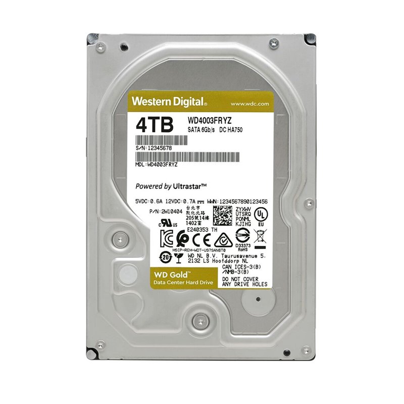 Image secondaire de Disque dur Western Digital WD4004FRYZ 3,5