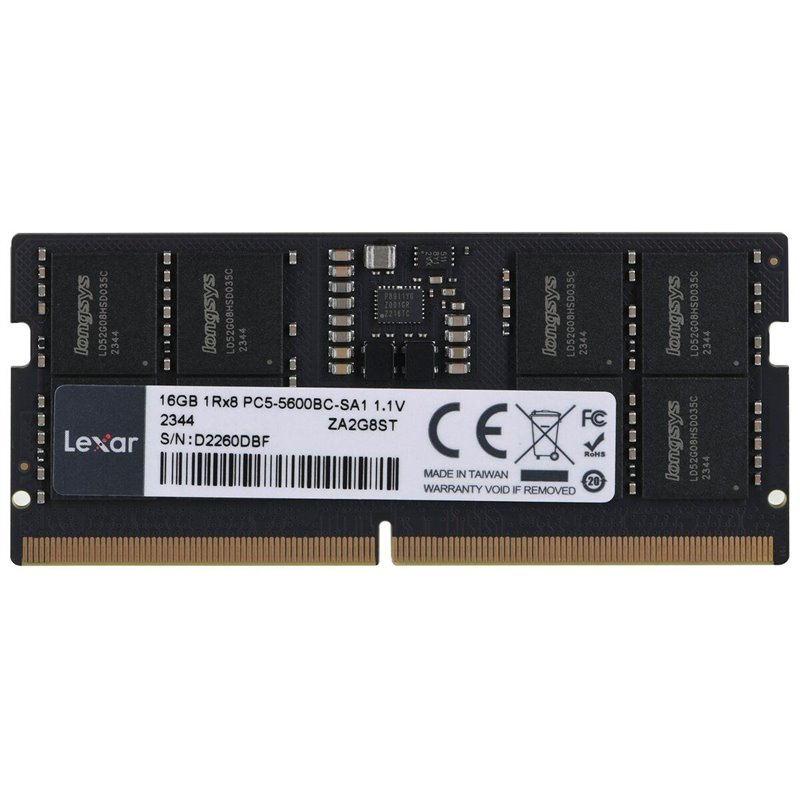 Mémoire RAM Lexar LD5S16G56C46ST-BGS 16 GB DDR5 5600 MHz