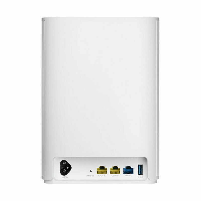 Image secondaire de Asus ZenWiFi AX Hybrid (XP4) Bi-bande (2,4 GHz / 5 GHz) Wi-Fi 6 (802.11ax) Blanc 2 Interne