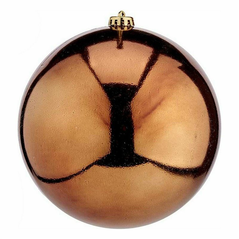 Image secondaire de Boule de Noël Marron Plastique 20 x 20 x 20 cm (12 Unités)