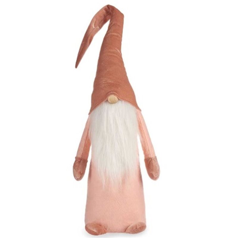 Image secondaire de Figurine Décorative Gnome Blanc Rose Polyester Bois Sable 20 x 100 x 25 cm (8 Unités)