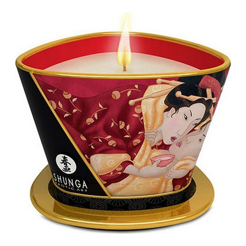 Bougie de massage Fraise Shunga (170 ml)