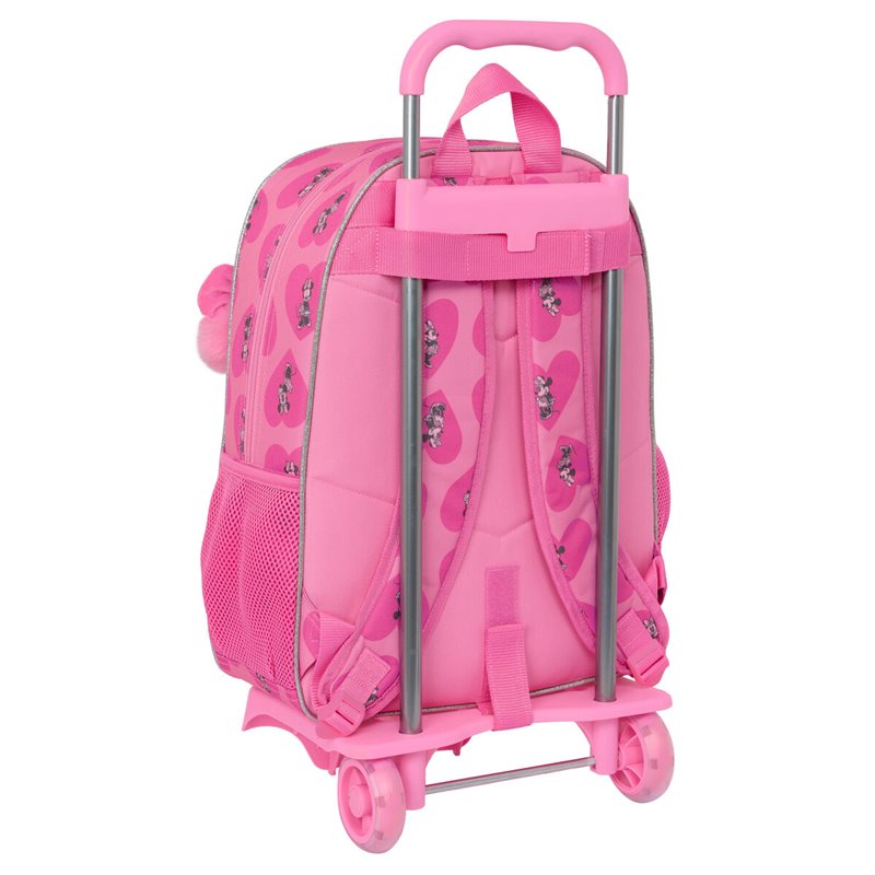 Image secondaire de Cartable à roulettes Minnie Mouse Loving Rose 33 x 42 x 14 cm