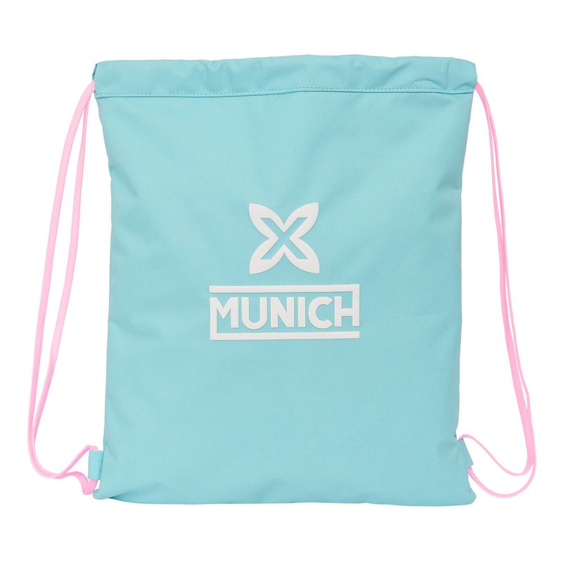 Sac à dos serré par des ficelles Munich Heaven Bleu ciel 35 x 40 x 1 cm