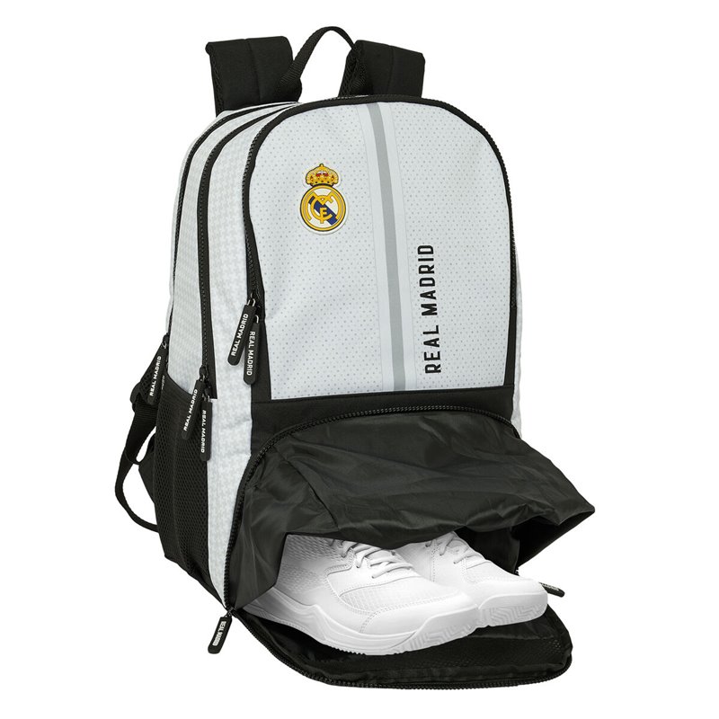 Image secondaire de Sac à dos de Padel Real Madrid C.F. 24/25 Blanc Gris