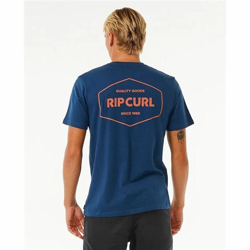 Image secondaire de T-Shirt à manches courtes homme Rip Curl Stapler Bleu