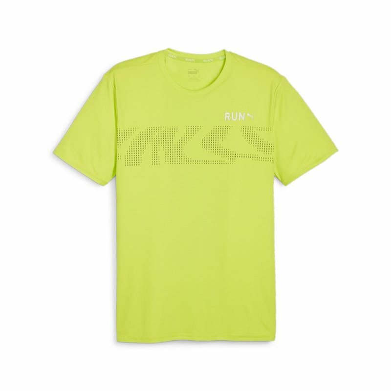 T-Shirt à manches courtes homme Puma RUN FAVORITE S GRA Vert clair