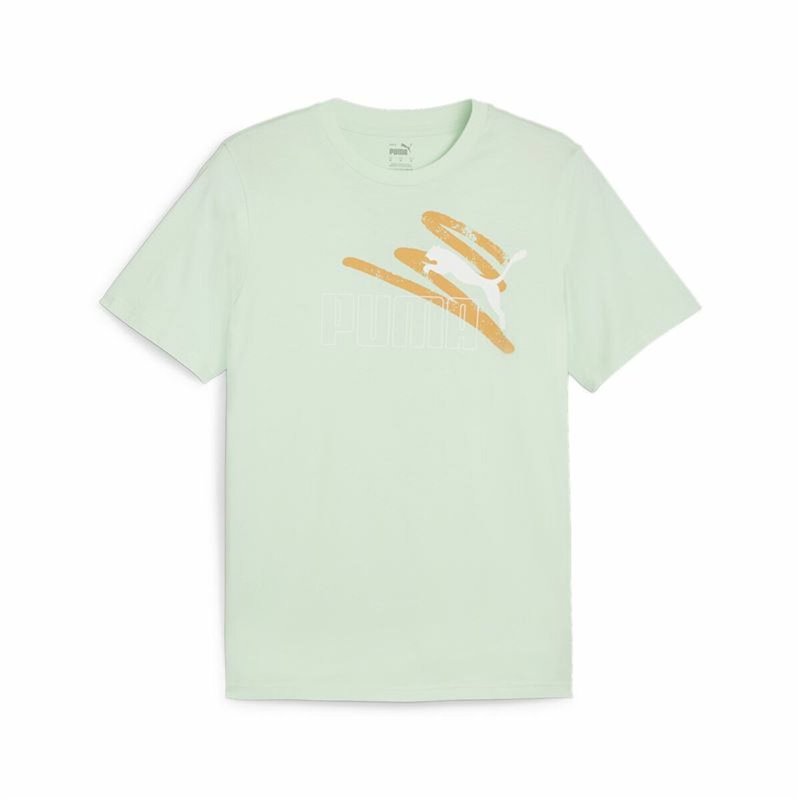 T-Shirt à manches courtes homme Puma Essentials+ AB Summer Vert foncé