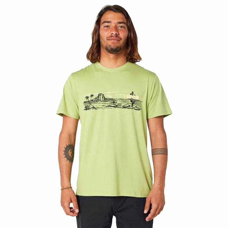 T-Shirt à manches courtes homme Rip Curl Paradise Land Vert clair