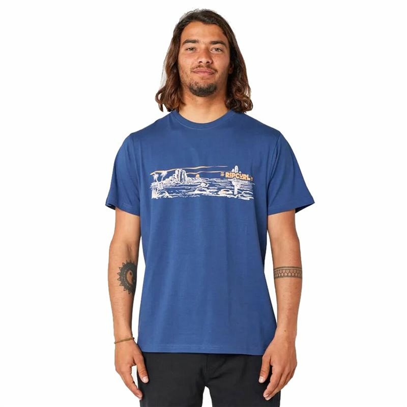 T-Shirt à manches courtes homme Rip Curl Paradise Land Bleu