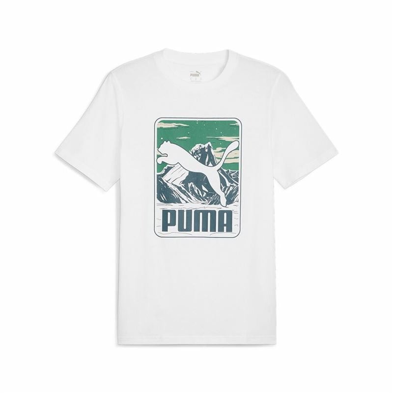 T-Shirt à manches courtes homme Puma GRAPHICS Mountain Blanc