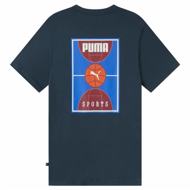 Image secondaire de T-Shirt à manches courtes homme Puma Bppo-000745 Bleu foncé