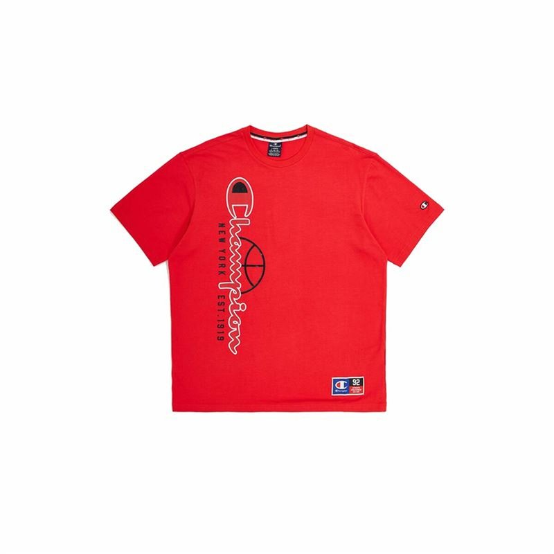 T-Shirt à manches courtes homme Champion Crewneck Rouge