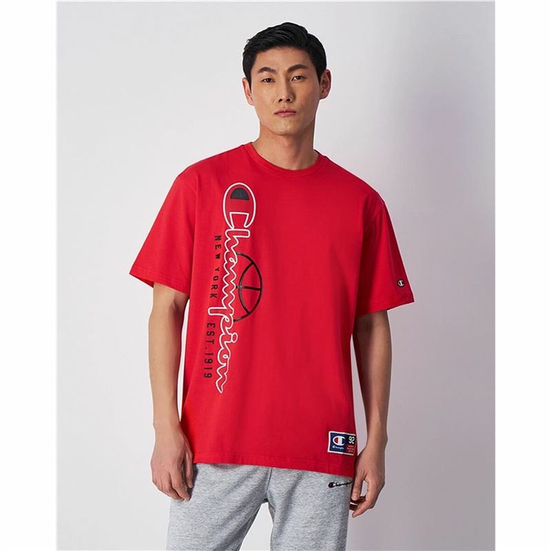 Image secondaire de T-Shirt à manches courtes homme Champion Crewneck Rouge