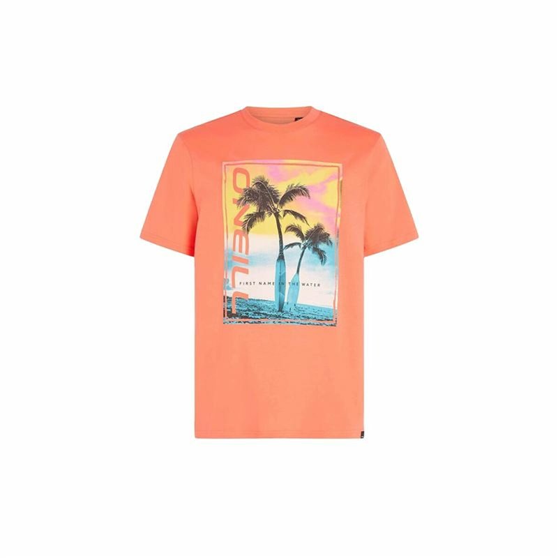 T-Shirt à manches courtes homme O'Neill Jack Neon Living Orange