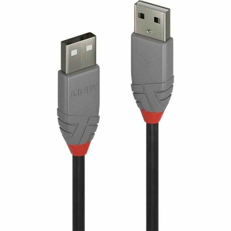 Lindy 36694 câble USB 3 m USB 2.0 USB A Noir, Gris