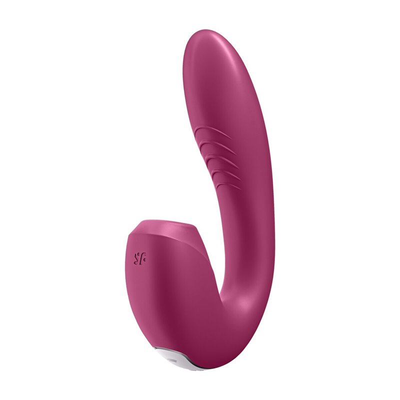 Image secondaire de Vibration de Stimulation Double SuperNova Insertable Satisfyer Sunray Rouge Fuchsia