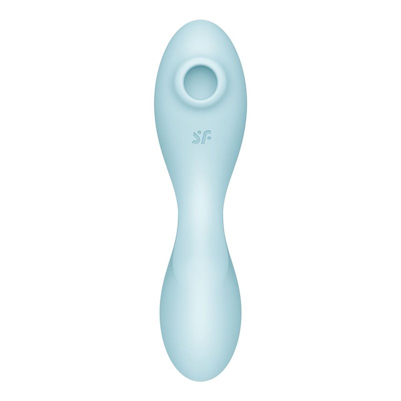 Image secondaire de Aspirateur à clitoris Satisfyer Cruvy Trinity 5+ Bleu