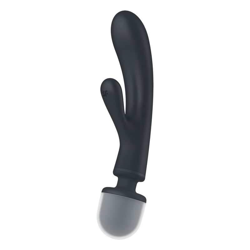 Vibration de Stimulation Double Satisfyer Triple Lover Gris