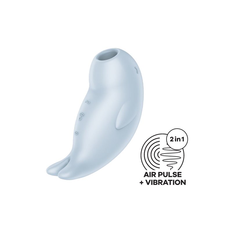 Image secondaire de Aspirateur à clitoris Satisfyer Seal You Soon Bleu