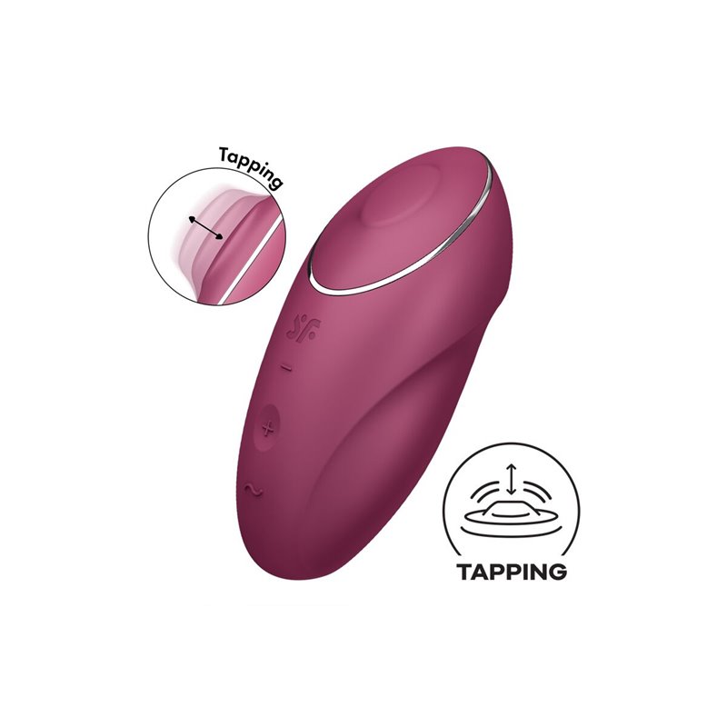 Image secondaire de Masseur Satisfyer Tap & Climax Rouge