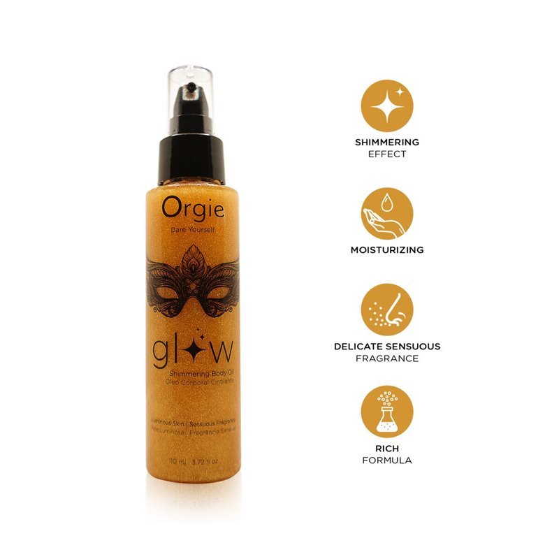 Image secondaire de Huile de massage érotique Orgie Glow 110 ml