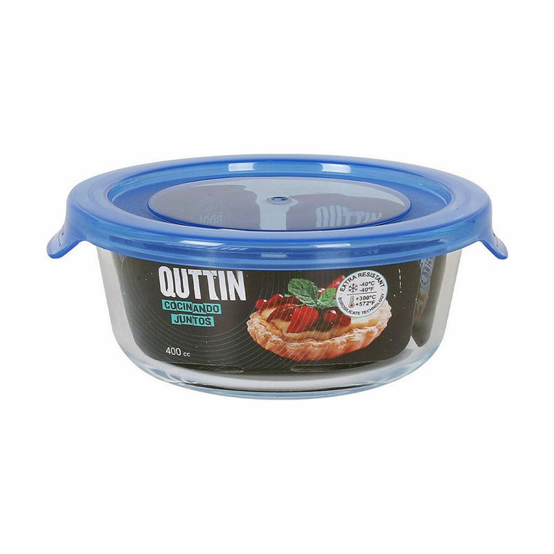 Image secondaire de Boîte à lunch Quttin Bleu 400 ml (12 Unités)