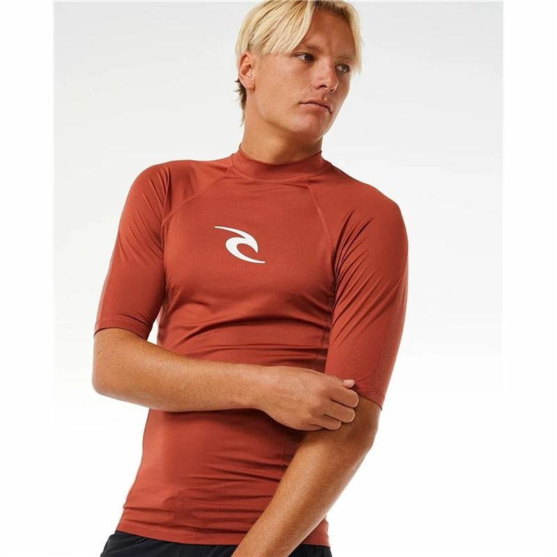 Image secondaire de T-Shirt à manches courtes homme Rip Curl Waves Upf Marron