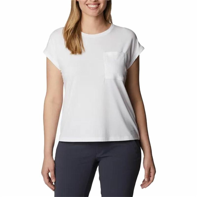 T-Shirt à manches courtes femme Columbia Trek Blanc