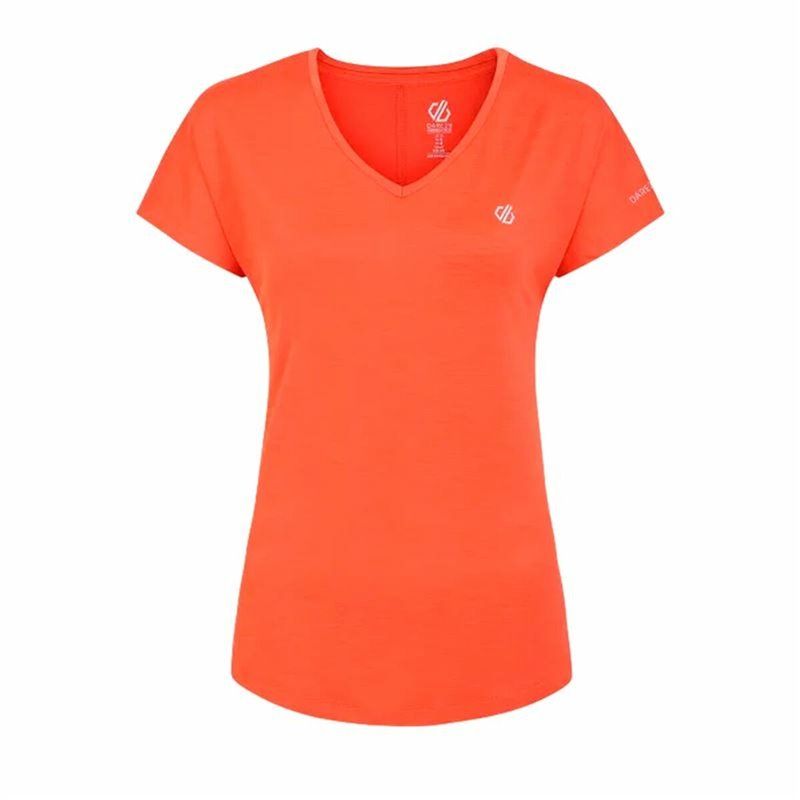 T-Shirt à manches courtes femme Dare 2b Dare to Be Vigilant Orange