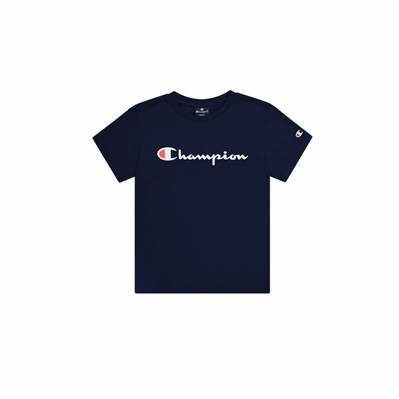 T shirt à manches courtes Enfant Champion Crewneck Bleu